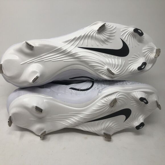 Nike Alpha Huarache NXT Metal Baseball Cleats White DJ6517-100 Mens Size 8 - Picture 8 of 11